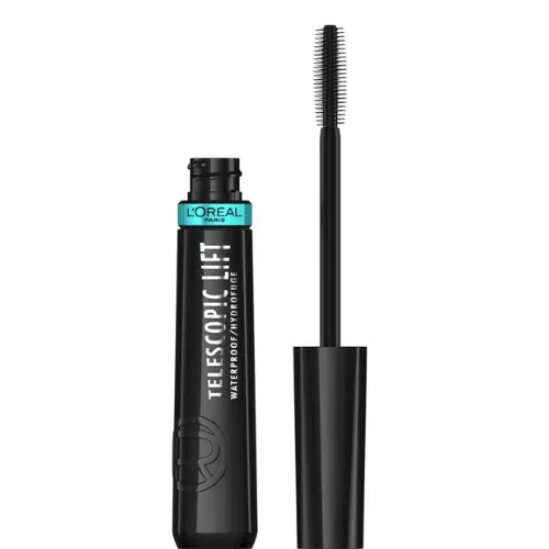 L'Oréal Paris Telescopic Lift Mascara Waterproof - Lange, gelifte wimpers en volume +5mm - Verrijkt met ceramidencomplex - Zwart - 9,9ML