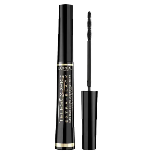 L’Oréal Paris Telescopic Mascara - Lengte Mascara voor Zichtbaar Langere Wimpers - Flexibel multi-precisie borsteltje - Extra Zwart - 8ML