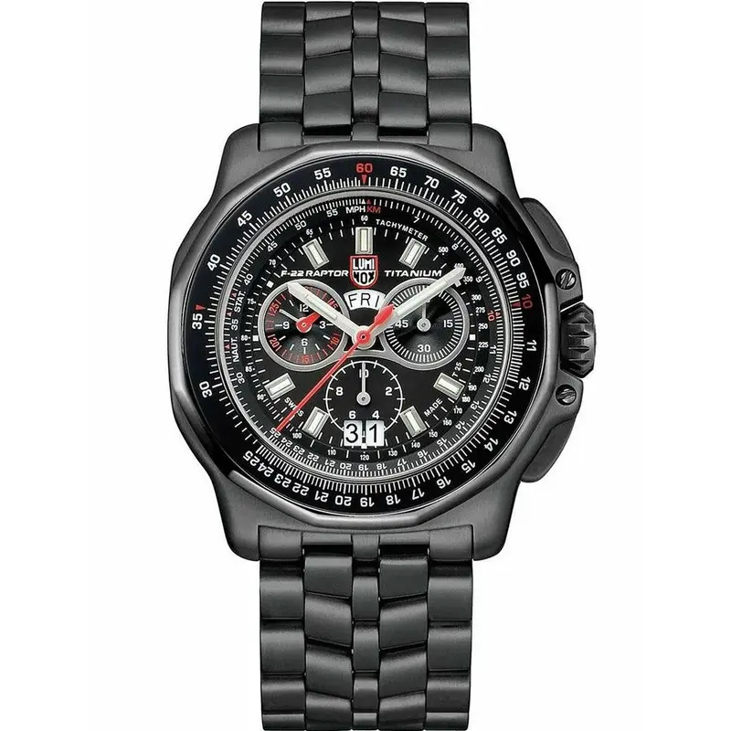 Luminox XA.9272 Uniseks Horloge - Titanium Zwart Ø 44mm