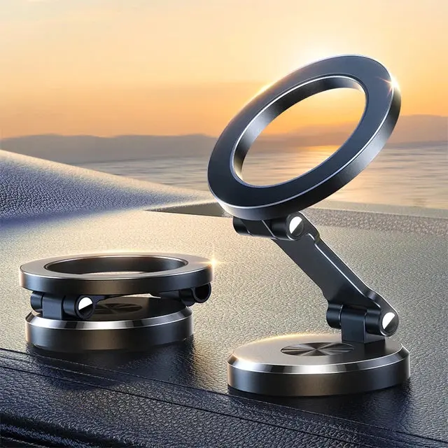 Magnetische Auto Handyhalterung | 360° drehbar, klappbar und universell für Smartphones