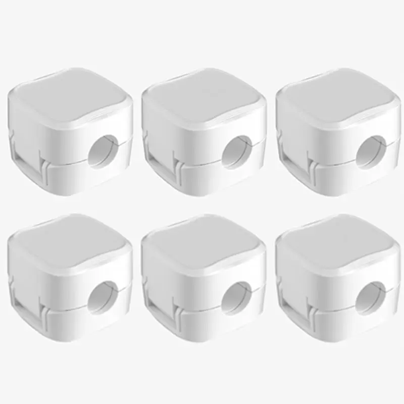 Magnetische Kabelhalter 4er-Set | Für Ladekabel, HDMI- und Stromkabel | Ordnung für Schreibtisch & Wand
