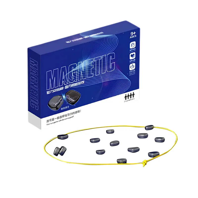 Magnetisches Strategiespiel mit 20 Magnetsteinen | Taktisches Familienspiel ab 6 Jahren