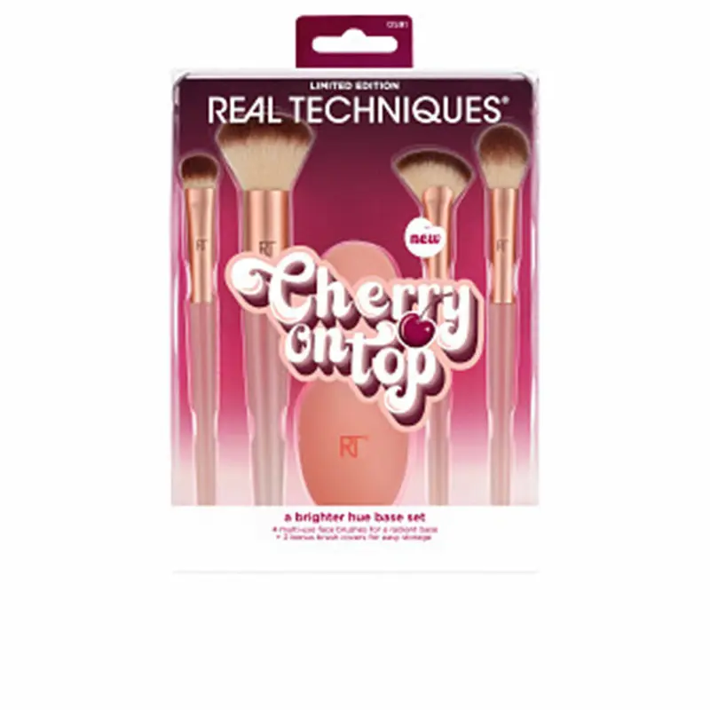 Make-upborstel Real Techniques CHERRY ON TOP 6 Onderdelen
