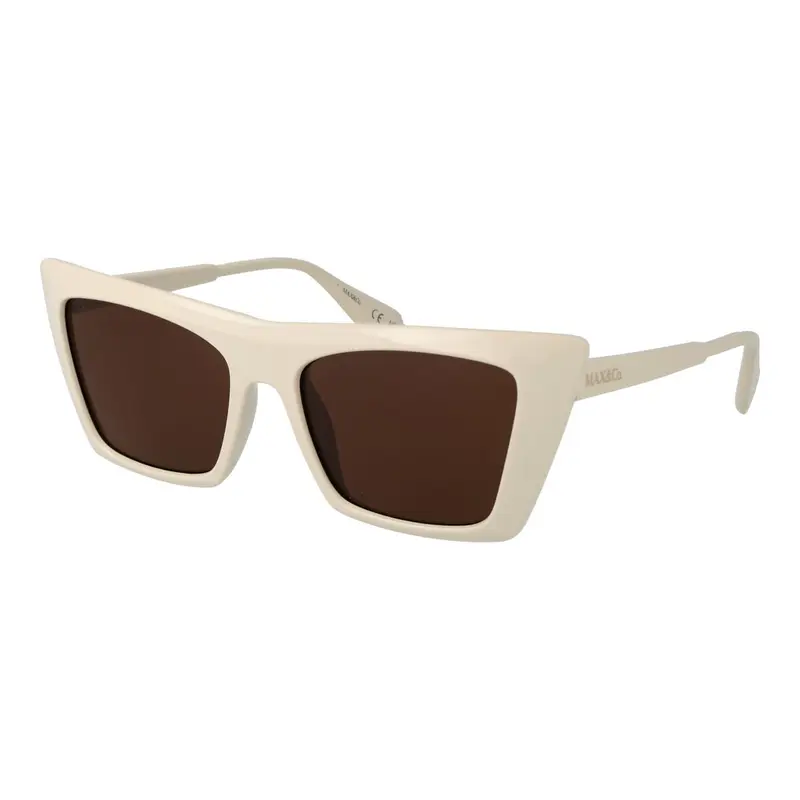 MAX&Co MO0122 Dames Zonnebril - Cat-Eye UV400 Ivory Ø 54 mm