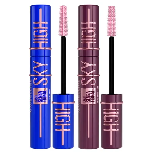 Maybelline New York - Duo Lash Sensational Sky High Mascara - Very Black + Blue Mist - Lengte Mascara - 7,2ml - X2