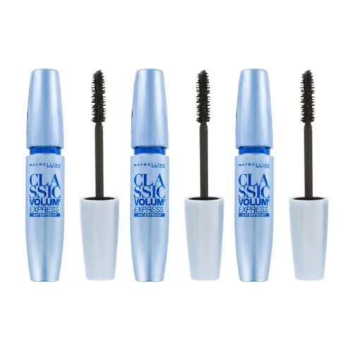 Maybelline Volum'Express - Zwart  - Waterproof Mascara - voordeelverpakking - 3 Stuks