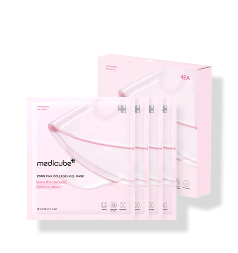 Medicube PDRN Pink Collagen Gel Mask 28g 4 pieces