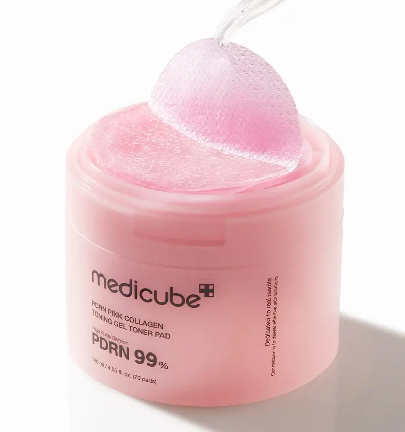 Medicube PDRN Pink Collagen Gel Toner Pads 120ml/70pads