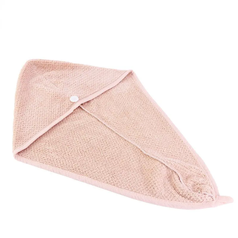 Microfiber Hair Towel Misty Rose
