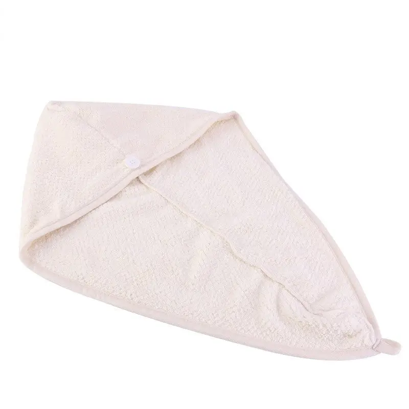Microfiber Hair Towel Off White