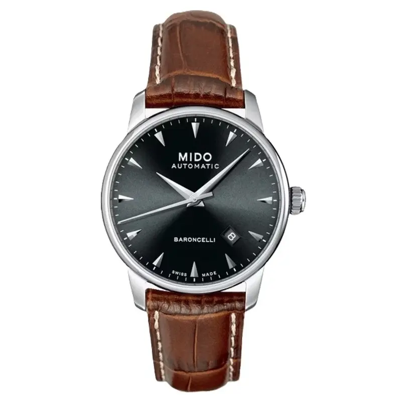 Mido Baroncelli Tradition Herenhorloge Automatisch Leer Ø 38mm - Zwitsers Luxe