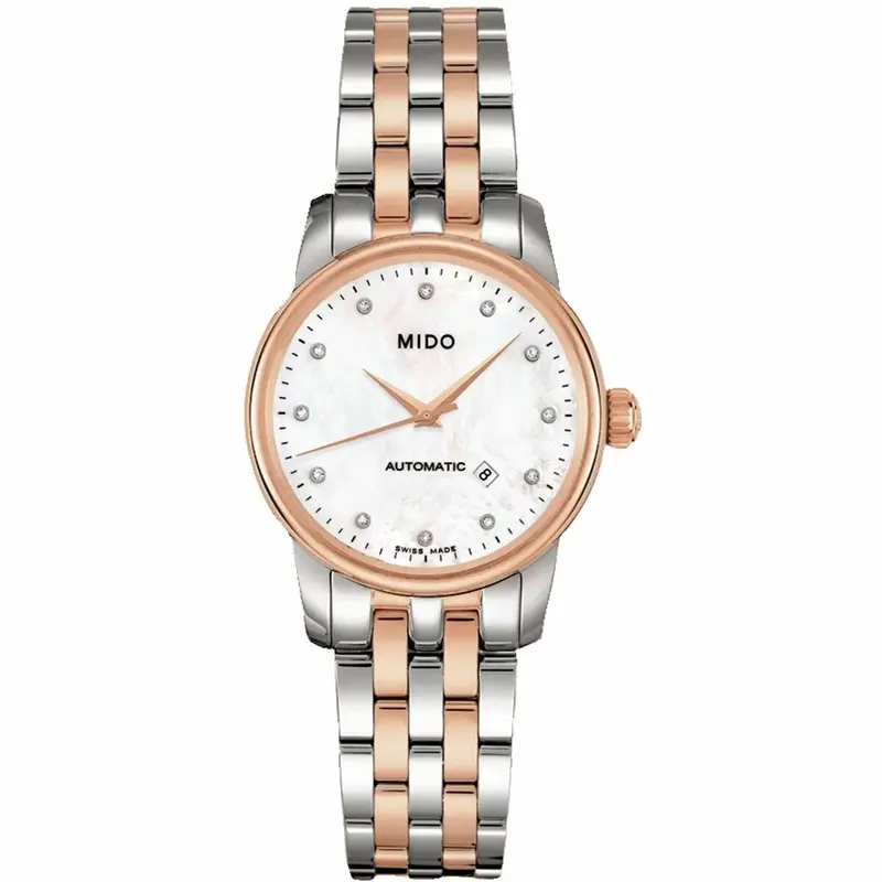 Mido M76009691 Automatisch Dameshorloge Roestvrij Staal Saffierglas 29mm