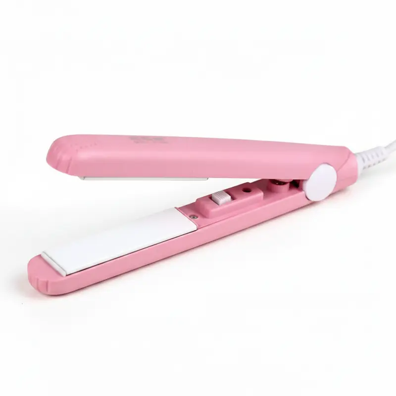Mini 2-in-1 Glätteisen & Lockenstab | Keramik-Turmalin, 190°C konstant | 30 Sek. Aufheizen, reisefreundlich & ergonomisch