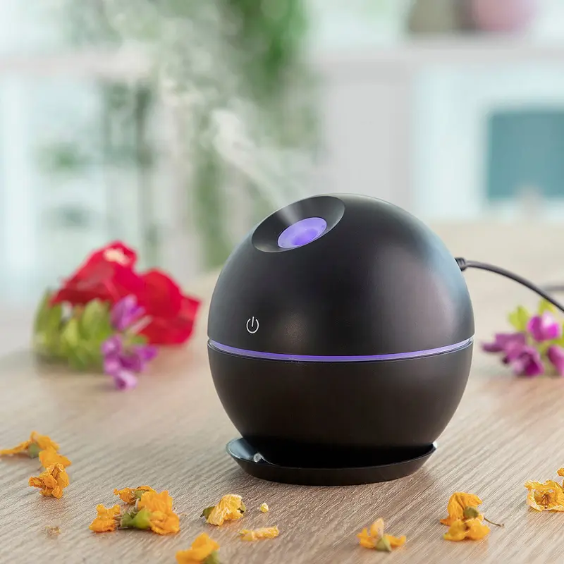 Mini Aroma Diffusor | Kompakter 130 ml Duftdiffusor mit Ultraschall-Technologie und LED