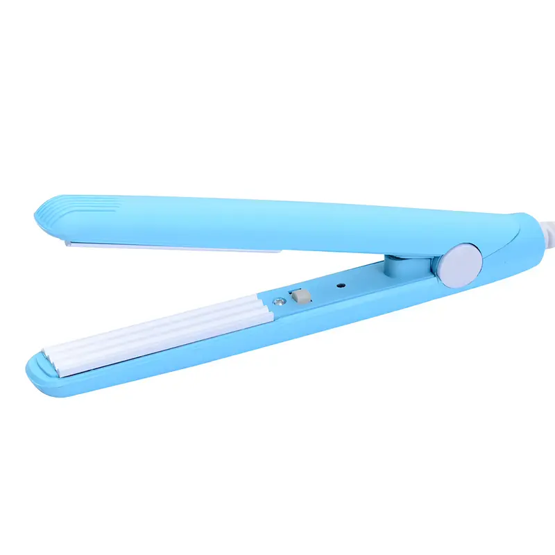 Mini-Lockenstab & Glätteisen 2-in-1 aus Keramik | 190°C konstante Temperatur | Reisegröße 16,5 cm | Für Locken & glattes Haar