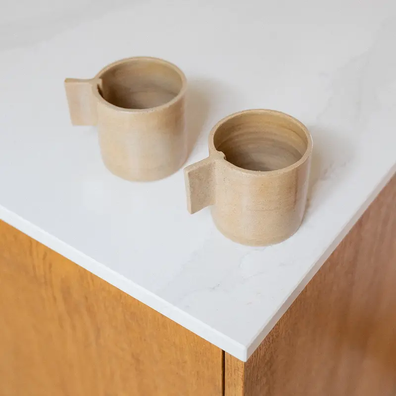 Minimalist Cup with Square Handle