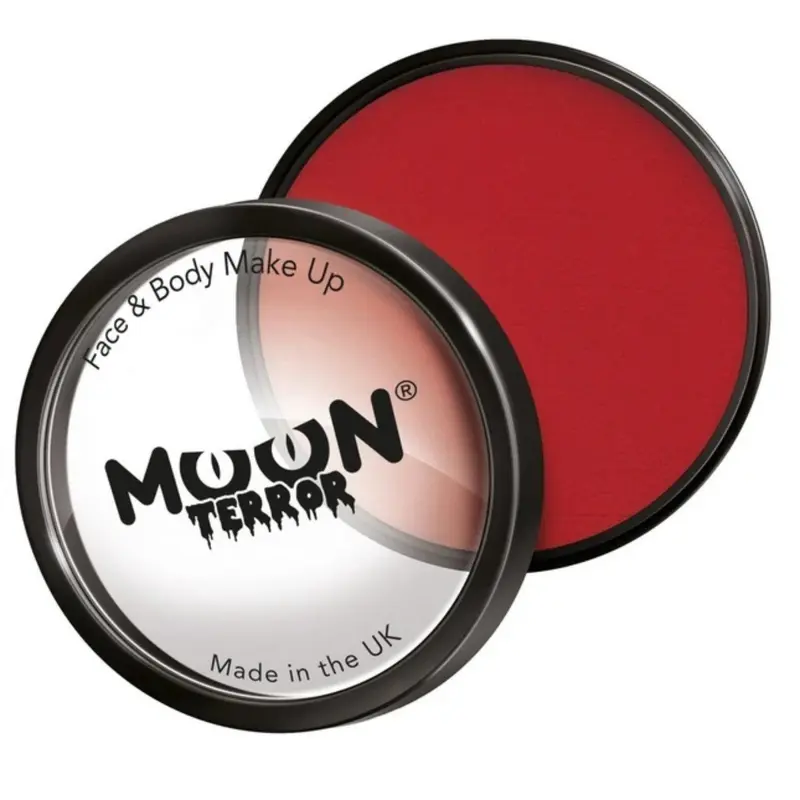 Moon Terror Face Paint Cake Pot Blood Red