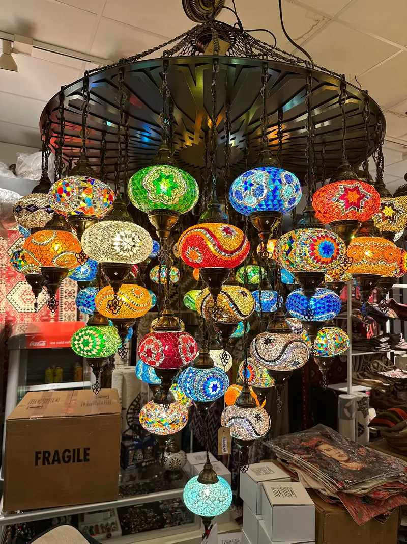 Mozaïek Hanglamp set 57 bollen