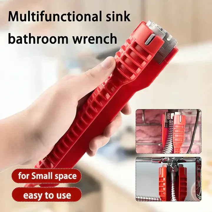 MultiFix 8-in-1 Mehrzweck-Maulschlüssel | verstellbar für verschiedene Mutterngrößen | kompakt, leicht & korrosionsbeständig | 260 mm