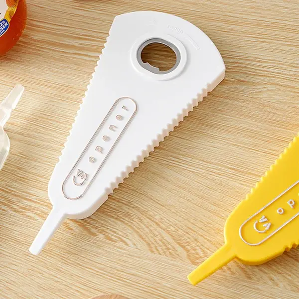 Multifunktionaler 6-in-1 Dosen- & Flaschenöffner mit Anti-Rutsch-Griff | Für Gläser, Flaschen & Verpackungen | 19×9 cm Küchenhelfer