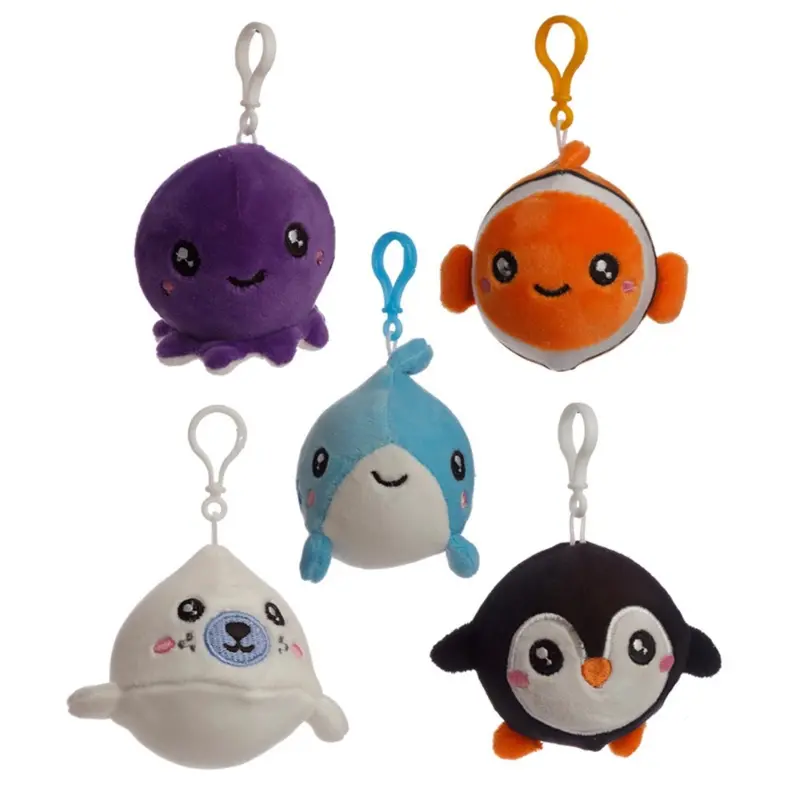 Mystery Adoramals Cuddlies Plush Sealife Keyring Squishy