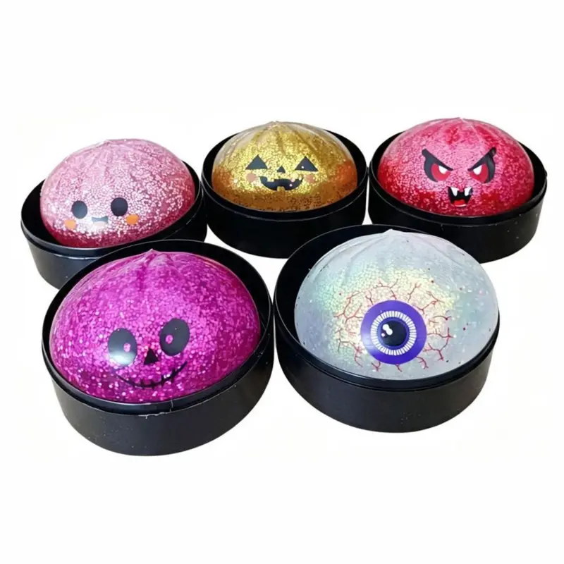 Mystery Halloween Glitter Dumpling Squishy