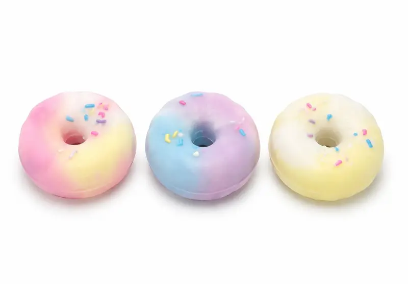 Mystery Pastel Wax Cracking Donut Squishy