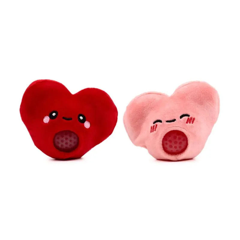 Mystery Queasy Squeezies J'adoramals Heart Plush with Orbeez Squishy