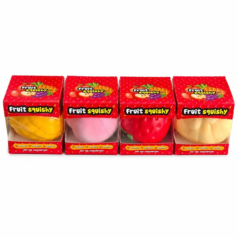 Mystery Slow Rise Fruit Squishy 8x8 cm