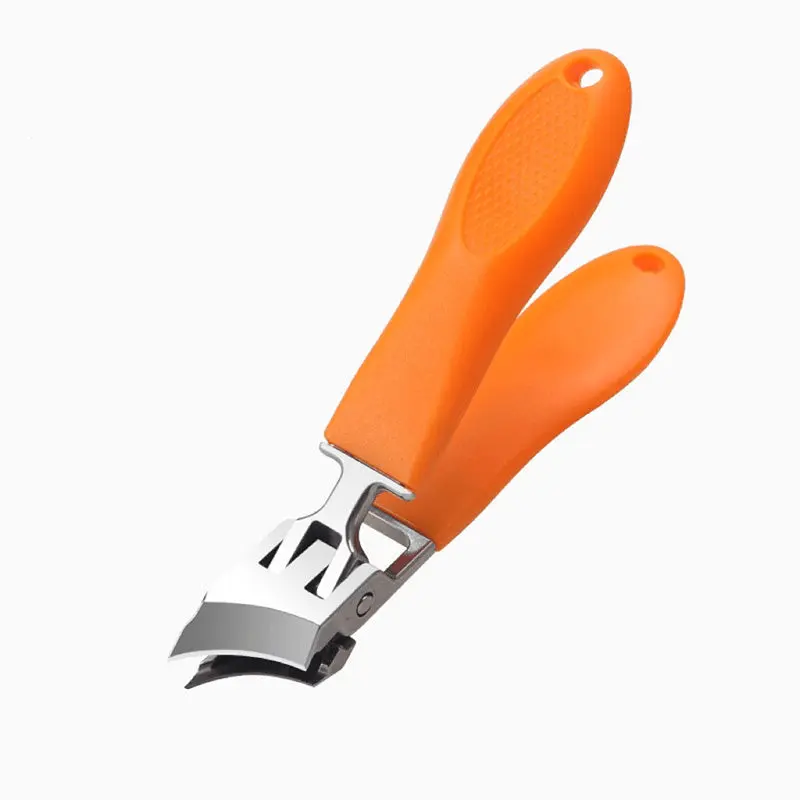 Nagelknipser mit breiter Öffnung für dicke Nägel | Schräge Präzisionsklinge aus Edelstahl | Antispritz-Design | Ergonomischer Griff