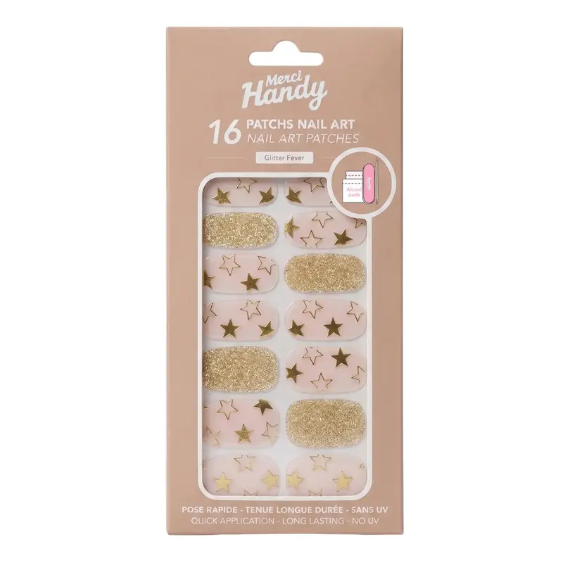 Nail Art Patches Glitter Fever