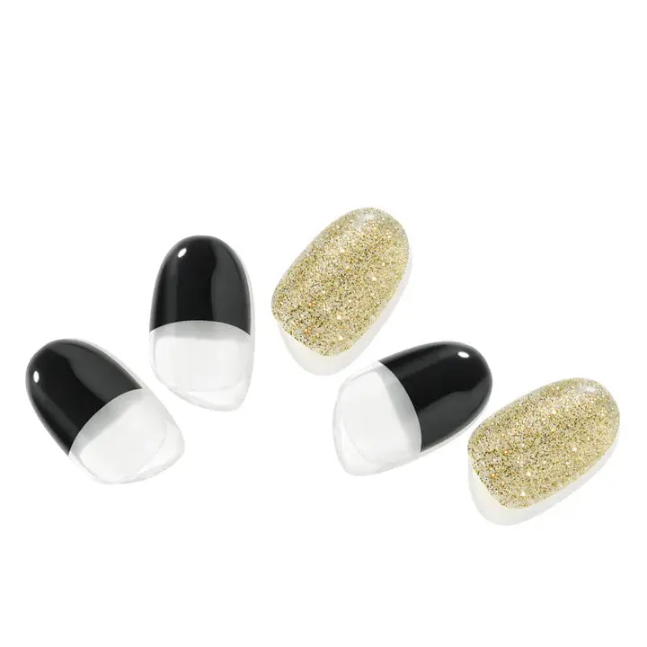 Nail Strips Black French