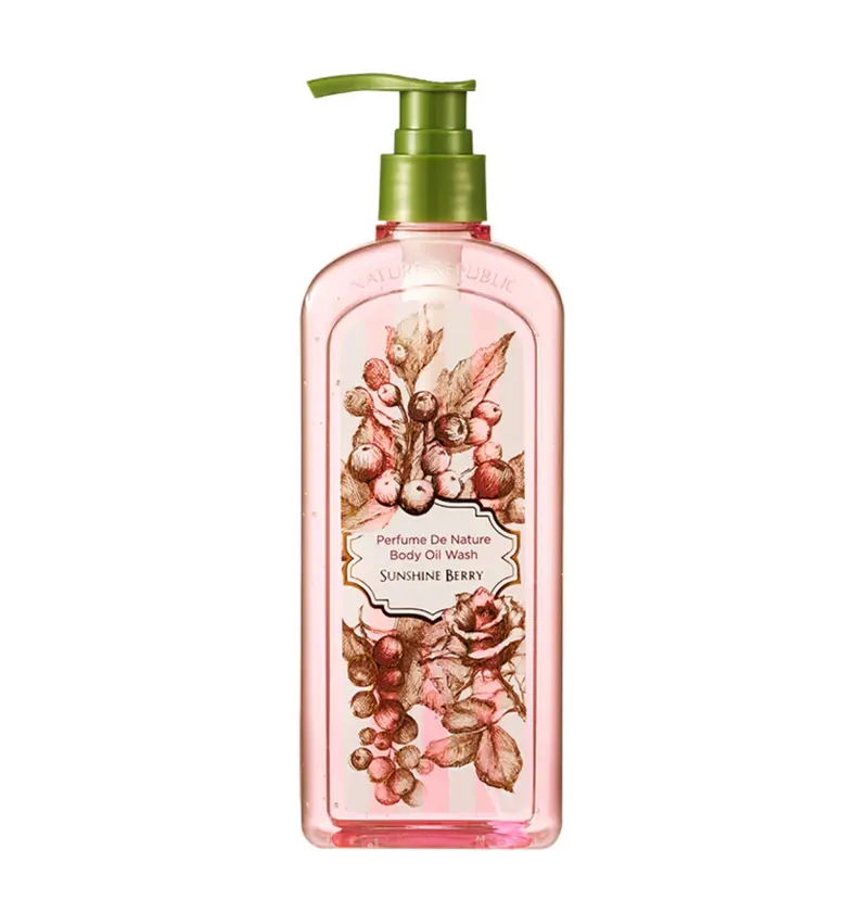 Nature Republic Perfume De Nature Body Oil Wash Sunshine Berry 345ml