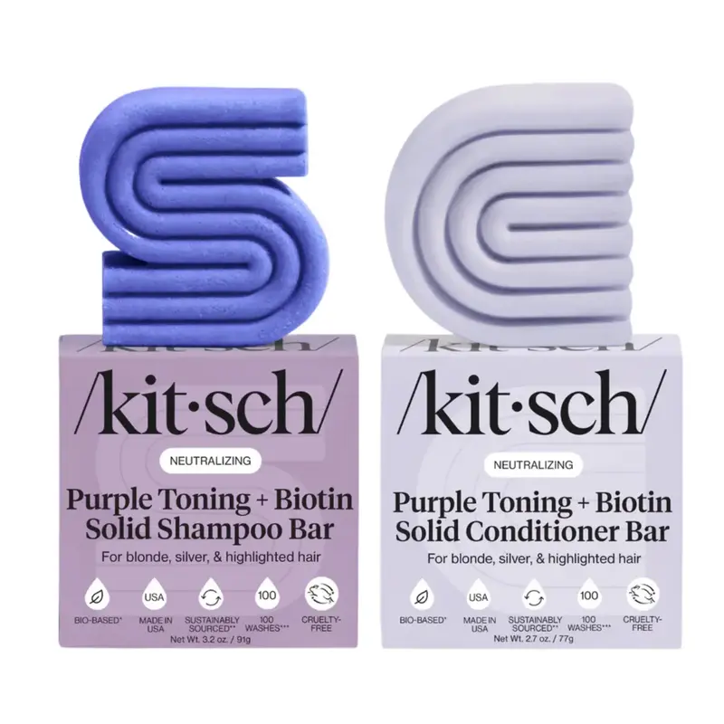 Neutralizing Purple Toning Shampoo & Conditioner Bar Set