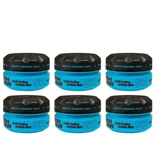 Nishman Hair Styling Spider Wax S3 6 stuks