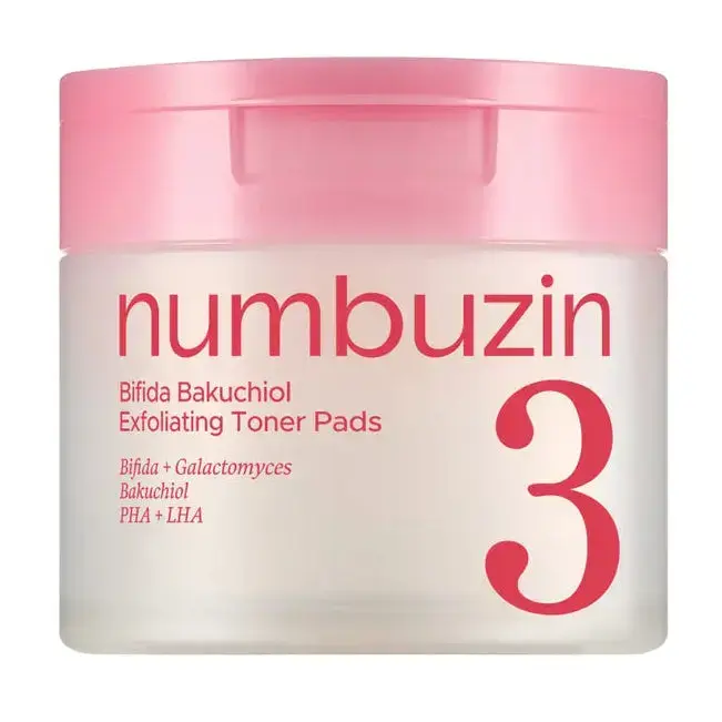 No.3 Bifida Bakuchiol Exfoliating Toner Pads