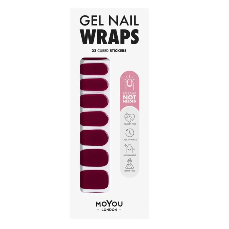 Non-UV Gel Wraps Fatal Kiss
