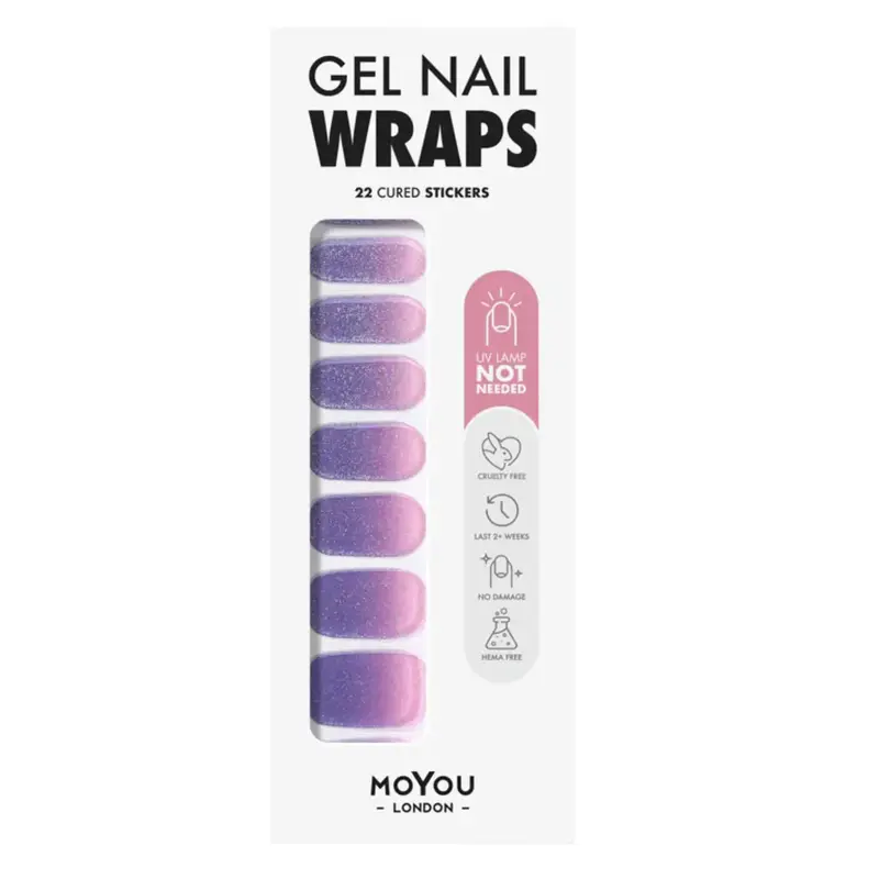 Non-UV Gel Wraps Sweet Fade
