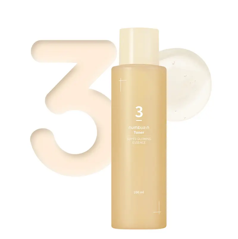 Numbuzin No.3 Super Glowing Essence Toner 200ml