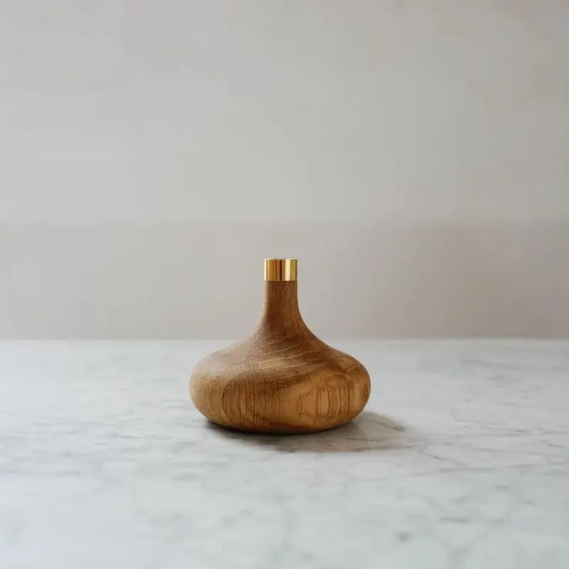 Oak Candle Holder