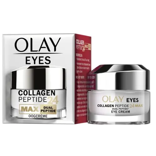 Olay Collageenpeptide 24 Max - Oogcrème - Met Collageenpeptide & Niacinamide -Parfumvrij - 15ml