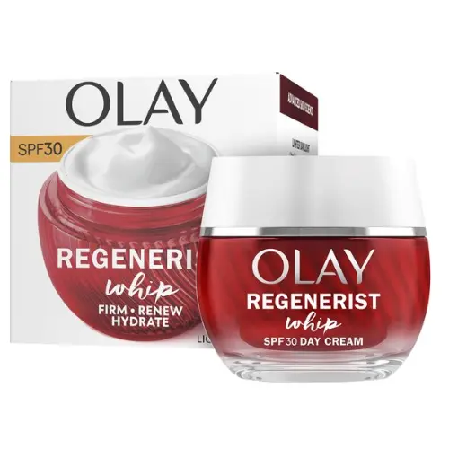 Olay Regenerist Whip Dagcrème Met SPF30 - Lichte verstevigende hydraterende crème + niacinamide - 50 ml