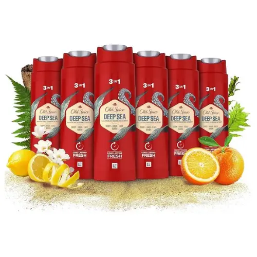 Old Spice Deep Sea - Voordeelverpakking 6x250ml - Douchegel