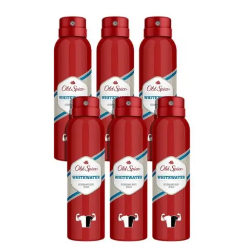 Old Spice Deodorant Body Spray - Whitewater - Voordeelverpakking 6x150ml