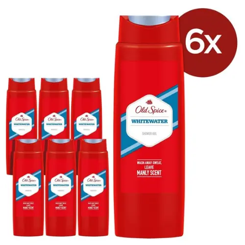 Old Spice Douchegel - Whitewater - Voordeelverpakking 6x250ml