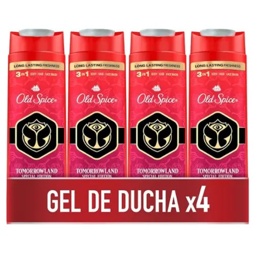 Old Spice Tomorrowland Rockstar Douchegel 3 in 1 - 4 x 400ml