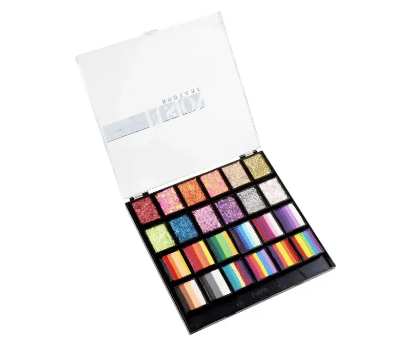 One Stroke & Glitter Cream Rainbow Party Palette