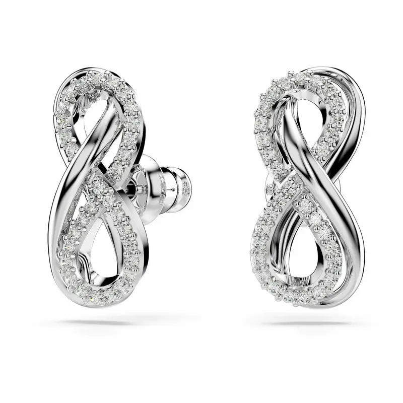 Oorbellen Dames Swarovski 5687269 Zilverkleurig met Wit