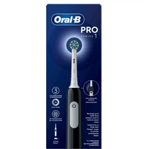 Oral B Pro 1 Cross Action Elektrische tandenborstel - Zwart