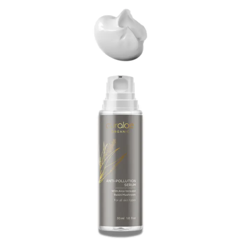 Organic Anti-Pollution Serum - 81% Aloe Vera and Reishi Mushroom